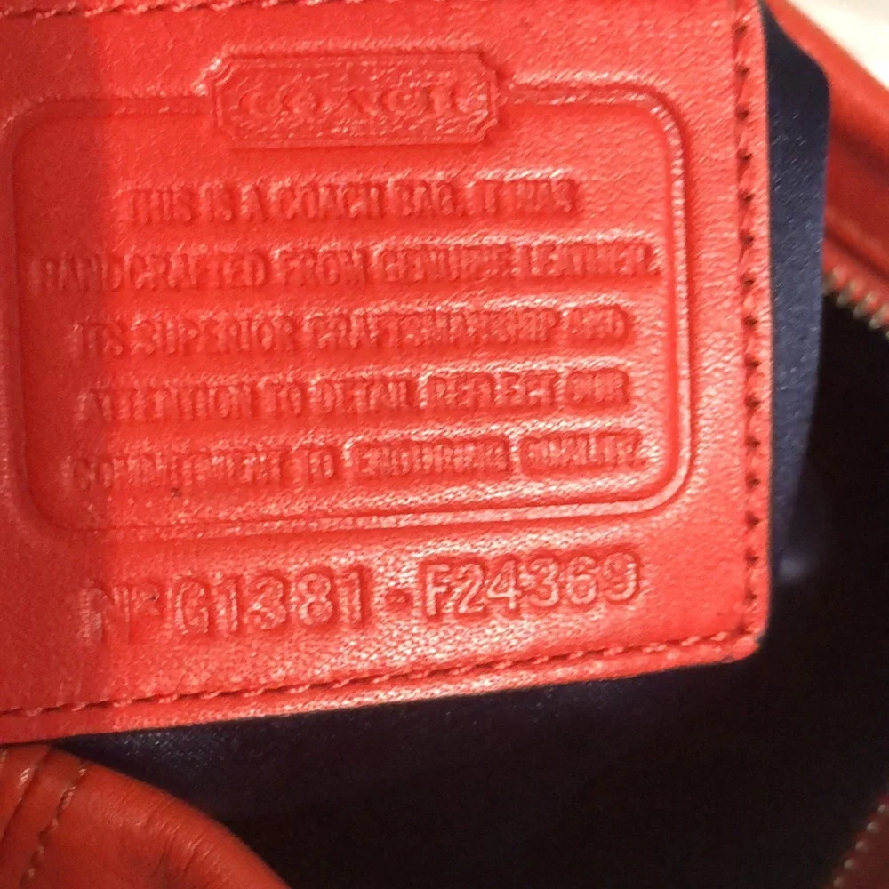 Coach Park Color Block  Leather Hobo Bag EUC - Picture 10 of 10